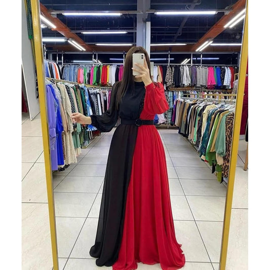 Women's Solid Color Plain Maxi Dress AX-201