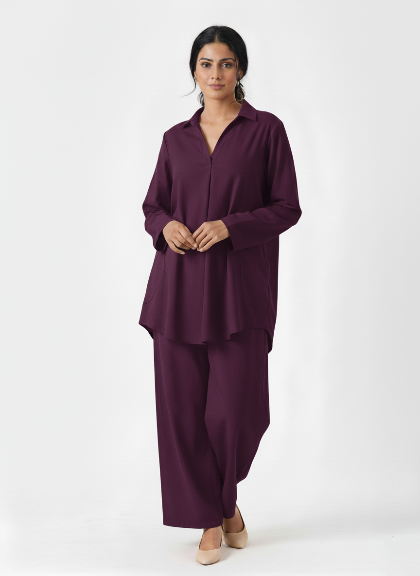 Solid Co-ords Set TF-20