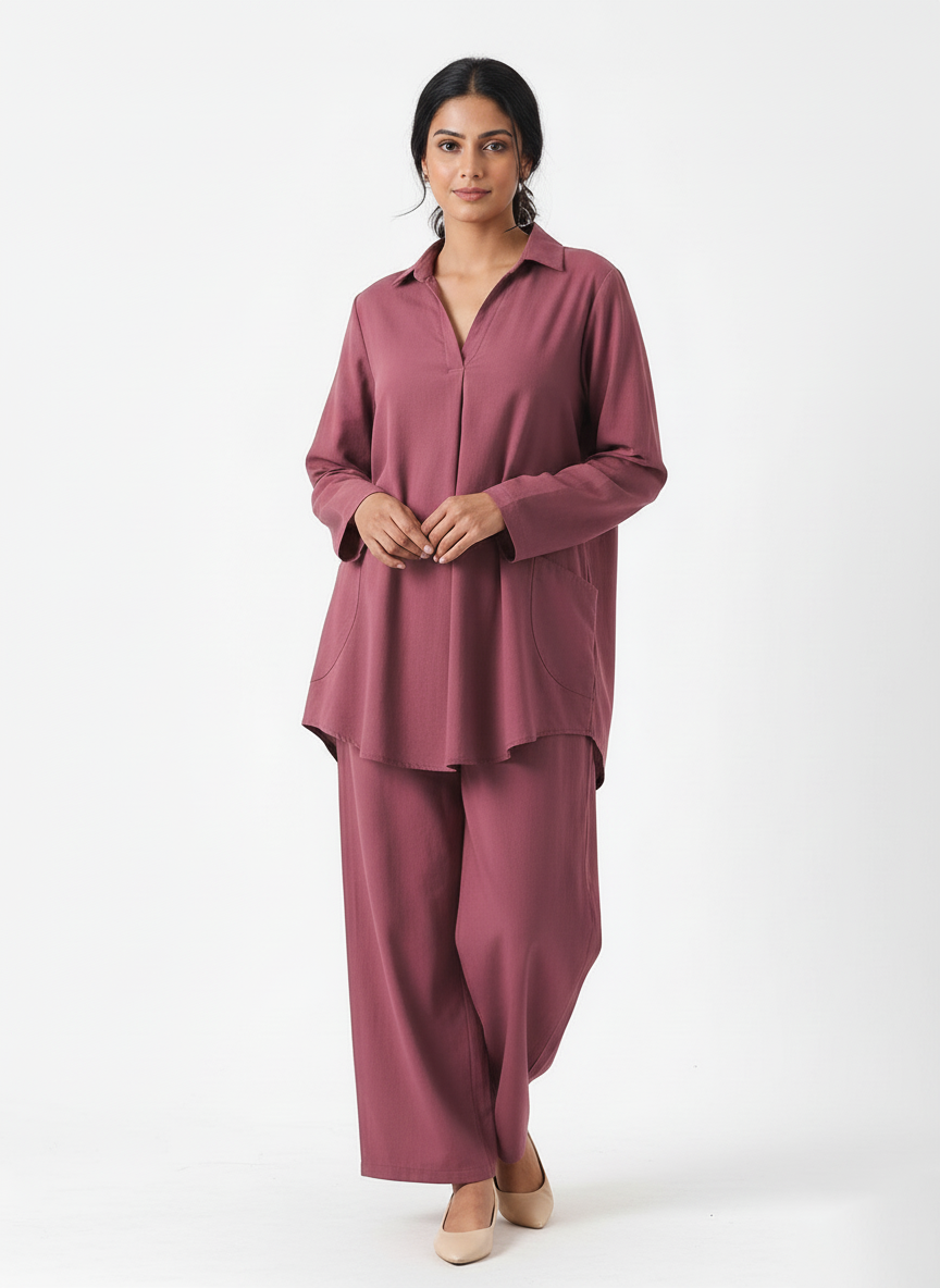 Solid Co-ords Set TF-20