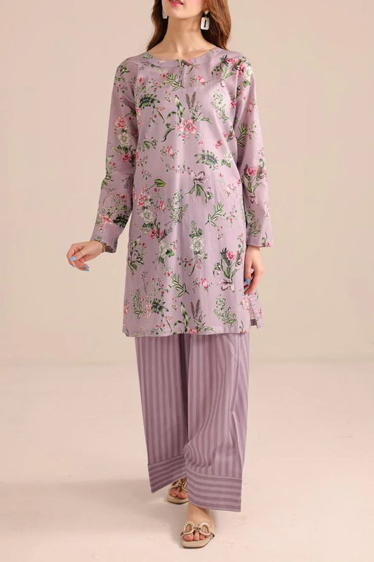 2 piece printed shirt and Farshi shalwar VK-102