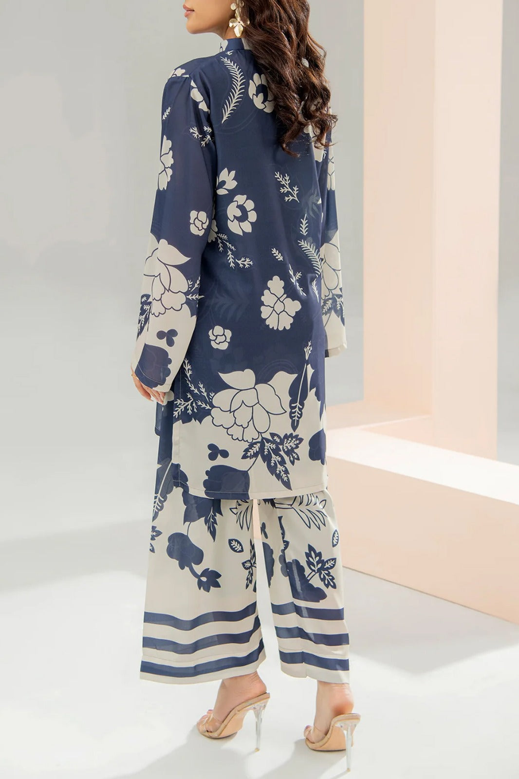 Stitched 2 piece printed shirt and trouser VK-104