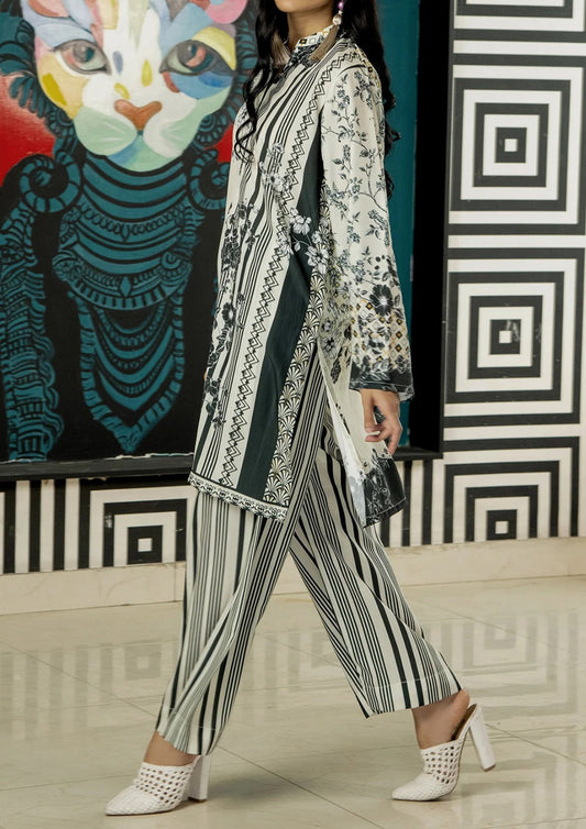 Stitched 2 piece printed shirt and trouser VK-105