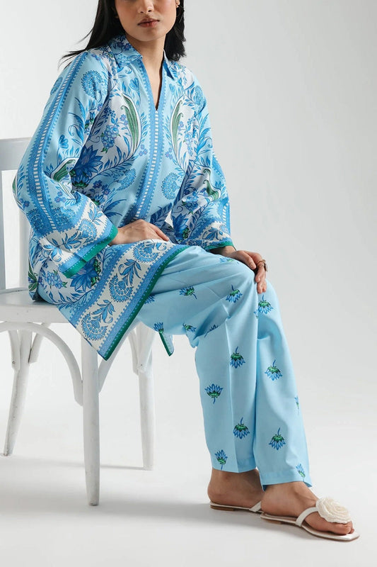 Stitched 2 piece printed shirt and trouser VK-109