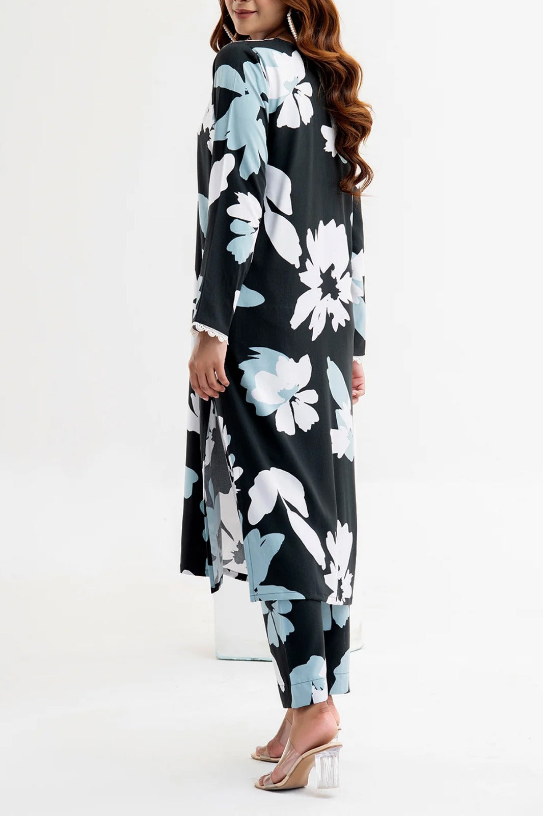 Stitched 2 piece printed shirt and trouser VK-112