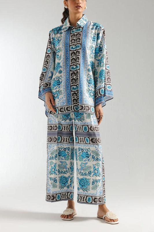 Stitched 2 piece printed shirt and trouser VK-113