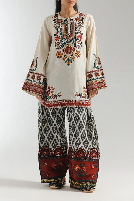 Stitched 2 piece printed shirt and trouser VK-117