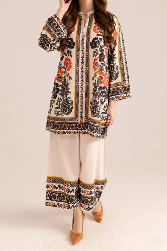 Stitched 2 piece printed shirt and trouser VK-123