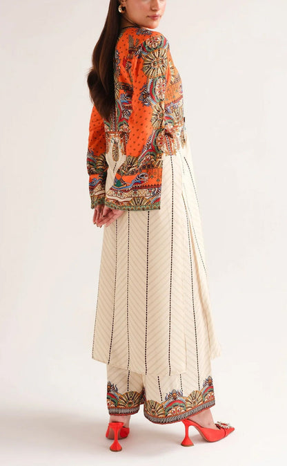 Stitched 2 piece printed shirt and trouser VK-124