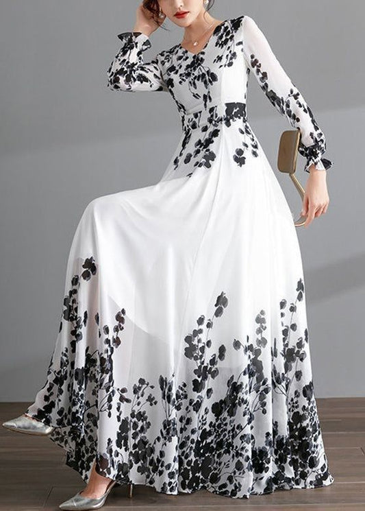 Elegant Digital Printed Crepe Maxi – 1407